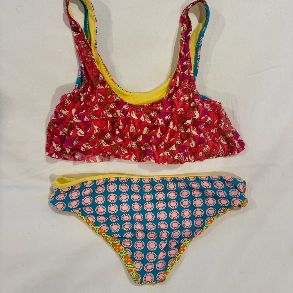 Maaji Ruffle Multicolored Bikini Set - Picture 2 of 4
